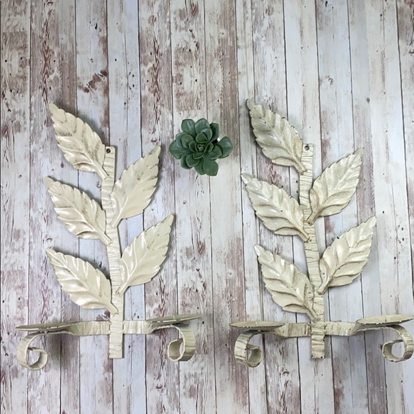 cast iron candleholders Accents Vintage Cast Iron Wall Candle